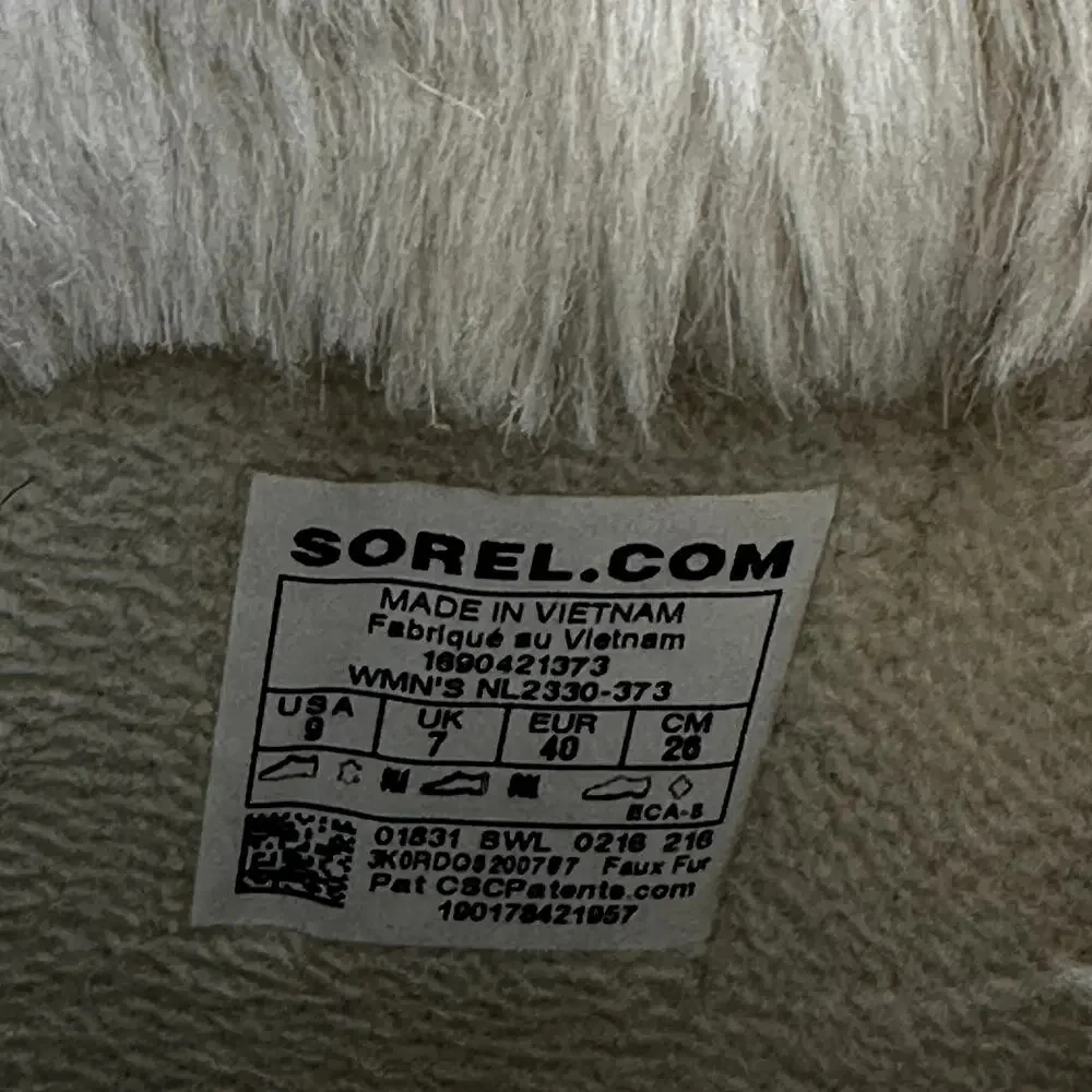 Sorel Tivoli High II Boots Suede Snow Lace Up Faux Fux Waterproof Curry Gray 9